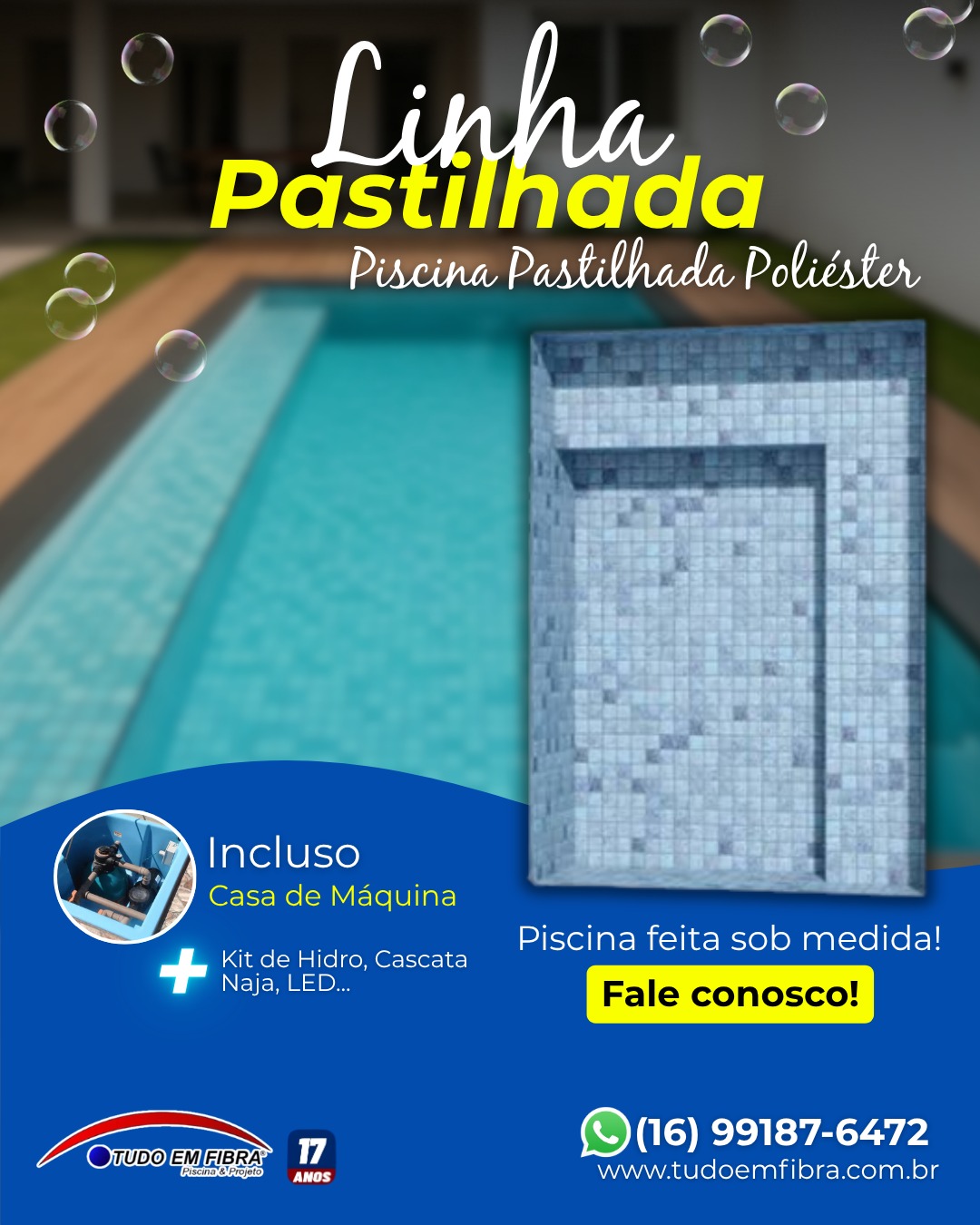 Piscina em Fibra de Vidro - Projeto 11